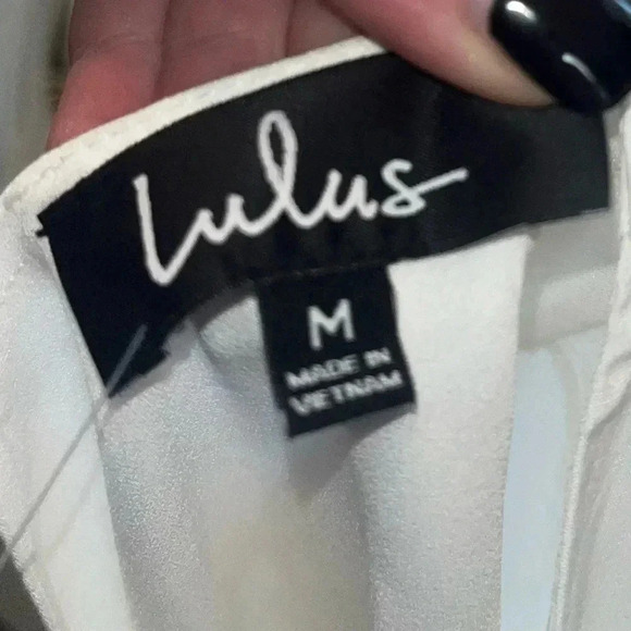 NWT medium lulus oversized ivory shift dress - Picture 2 of 2